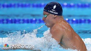 Leon Marchand concludes a DOUBLE GOLD day with 200m breaststroke win | Paris Olympics