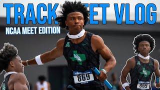 NCAA QUARTERFINAL VLOG: INSANE First NCAA Meet Experience*4 Day special, FASTEST 100m , FUNNY vlog*