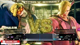 "Best Bout Replays" SFV CE - FCHAMP vs MarnHQ #2