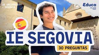 What is it like to study at a Top Business University in Europe?  - IE Segovia #30PreguntasEduca