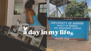 DAY IN THE LIFE OF A KENYAN UNIVERSITY STUDENT | A very chaotic vlog | UNIVERSITY OF NAIROBI