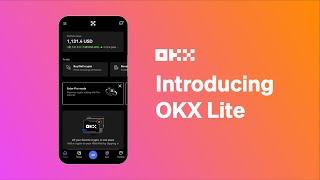 Introducing OKX Lite Crypto App | Easily Buy Bitcoin, Ethereum, & Cryptocurrency