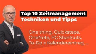 Meine Top 10 Zeitmanagement / Selbstmanagement Tipps, Hacks und Tricks