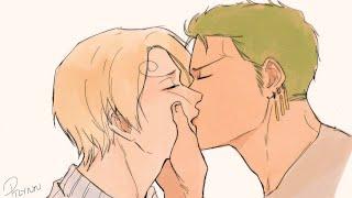 Zosan kiss [Zoro x sanji]