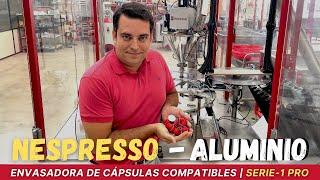 Envasadora de Cápsulas | NESPRESSO ALUMINIO | Máquina Envasar Café y Té | SERIE-1 PRO | INNOENVAS 