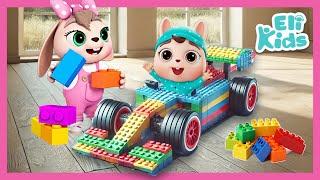 EPIC LEGO-Style Toy Car Race +More | Eli Kids