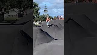 Quad inward on SCOOTER!!! #scootering #insane #skatepark #bonkers