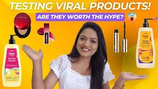 Testing Viral Beauty Products! Are they Worth the hype? | Riaa Rajendraan