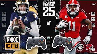 Notre Dame Fighting Irish vs. Georgia Bulldogs | 2024 CFP | College Football 25 Simulation