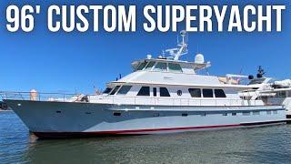 Touring a 96' Custom Ray Hunt SuperYacht