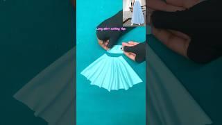 Long skirt cutting easy tips and tricks #longskirts #easytips #cuttingtips