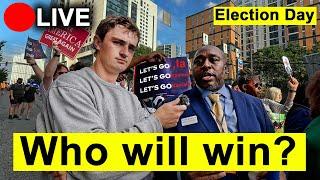 IRL Asking People Who Will Win The Election | Election Day