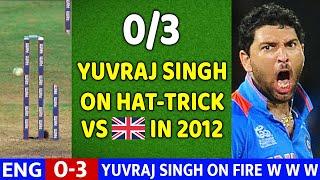 THRILLING BOWLING BY YUVRAJ SINGH 3WKTS VS ENGLAND | IND VS ENG 1ST T20 2012 | BOWLING BY YUVRAJ