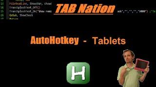 Autohotkey - Stream Deck With Tablet as Extra Monitor With GUI