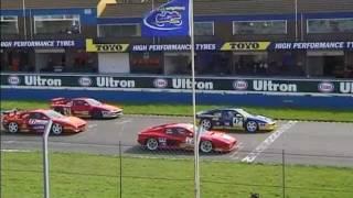 Ferrari 348 Challenge racing at Donnington Park 1999