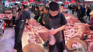 Cut pork and sell pork November 24