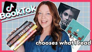 TikTok Chooses my Books | Reading Vlog