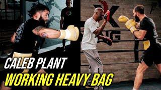 Caleb Plant Working Heavy Bag