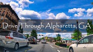 Alpharetta, Georgia - Driving Tour - 4K