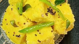 Soft & Spongy Dhokla Recipe 