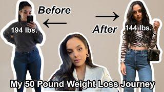 How I Lost 50 Pounds/Weightloss Journey | elle be |