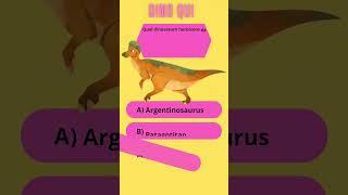 #dinoquiz #quiz #dinossauro