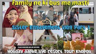 Travelling to Khopoli | Holiday Apke liye Villa tour | Engagement Vlog #engagement #justengaged