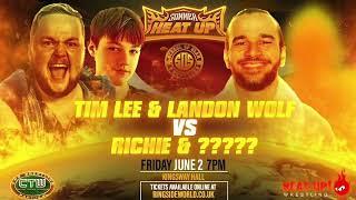 SOS Wrestling - Richie and ??? vs Landon Wolf and Tim Lee