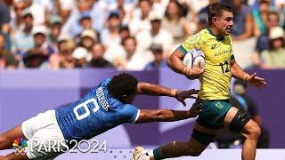 Samoa v. Australia | Paris Olympics 2024: Men's Rugby Highlights | NBC Sports