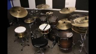 Drum Kit Setup (Time Lapse) - OwenAlec Drumming