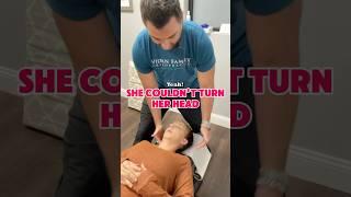 No wonder she couldn’t turn her head! - STL Chiropractor Dr Vidan