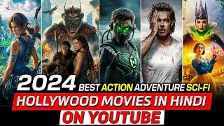 Top 10 Best Adventure Hollywood Movies On Youtube in Hindi | Hollywood Hindi Dubbed Movies Of 2024