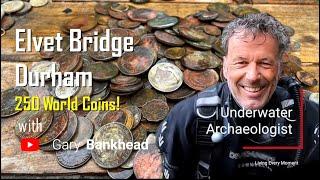 Elvet Bridge, Durham - Coin bag found while scuba diving in river!