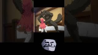 Who is Little Red Riding Hood's Nightmare #anime #animemes #trollface #shorts #hitomesama #memes