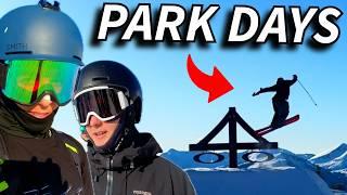 Steezy Park Day Ski Vlog, Ft.Homies (Winter #11)