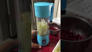 Stylemake 6 Blade Portable USB Blender Review - Homemade Grape Juice and Crush Ice