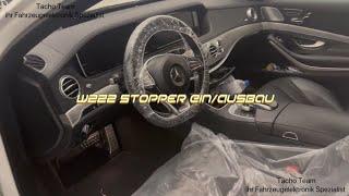 Mercedes Benz S-Klasse W222 Tachostopper Ein/Ausbau Tutorial ￼￼