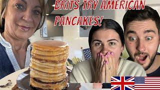 Brits Make & Try American Pancakes for the first time!