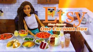 Etsy Shop Review | One Curious Box Miniature Doll Food | Buyers Guide