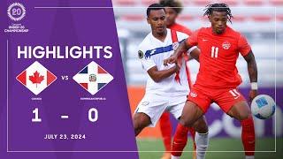 2024 U-20 Championship | Canada vs Dominican Republica | Group B