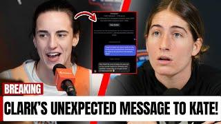 2 Minutes Ago:  Caitlin Clark’s Unexpected Message to Kate Martin!