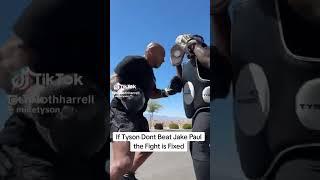 Mike Tyson Training for Jake Paul Fight #miketyson #jakepaul #trainning #boxingtraining #box #fyp