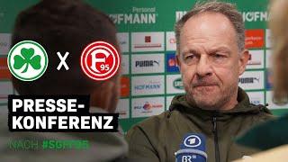 Zorniger: "Sehr bitter" | PK nach #SGFF95