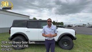 New 2024 Ford Bronco Outer Banks  |  Dave Arbogast Ford