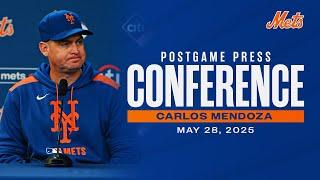 Carlos Mendoza Postgame Press Conference | May 28, 2025
