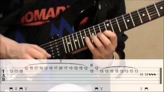 Lick #20 - 3NPS A blues scale shred lick + TAB