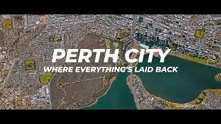 Wisata Perth - Perth City through Google Earth.