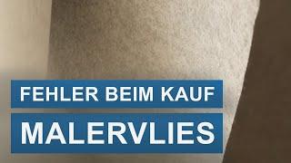 [Achtung] beim Kauf von Malervlies!