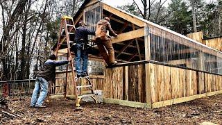 Building a western storefront greenhouse! (WARNING: fun time lapse)