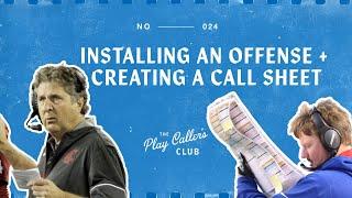 Installing an Offense & Creating a Call Sheet | PCC - 024